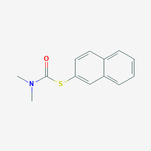 molecular formula C13H13NOS B12492714 S-(2-naphthyl) dimethylthiocarbamate 