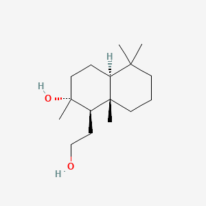 molecular formula C16H30O2 B1249286 Sclareol glycol CAS No. 10207-83-7