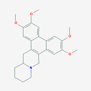 molecular formula C25H29NO4 B1249294 7-Methoxycryptopleurine 