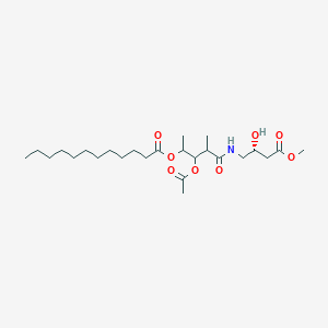 molecular formula C25H45NO8 B1249296 Guamamide 