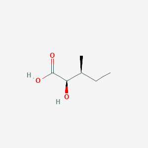 molecular formula C6H12O3 B1249300 (2R,3S)-2-hydroxy-3-methylpentanoic acid CAS No. 70748-47-9