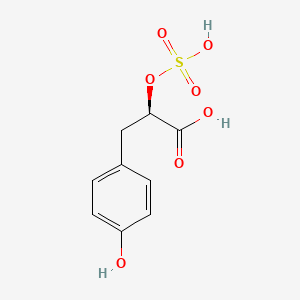 molecular formula C9H10O7S B1249303 Tichocarpol A 