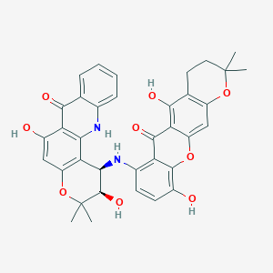 molecular formula C36H32N2O9 B1249306 Oriciacridone A 