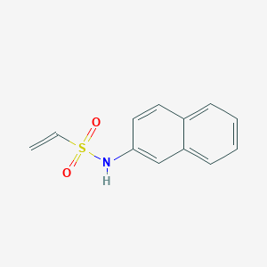 molecular formula C12H11NO2S B12493081 N-(naphthalen-2-yl)ethenesulfonamide 