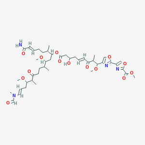 molecular formula C44H64N4O14 B1249310 Secohalichondramide 