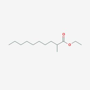 B1249312 Decanoic acid, 2-methyl-, ethyl ester CAS No. 126784-41-6