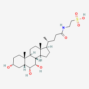 molecular formula C26H45NO7S B1249317 Taurohyocholate CAS No. 32747-07-2