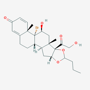 molecular formula C25H33BrO6 B124932 9alpha-Bromobudesonide CAS No. 313474-59-8