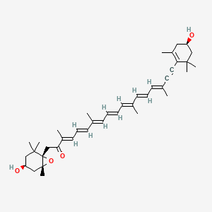molecular formula C40H54O4 B1249320 Halocynthiaxanthin 