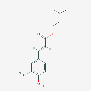 molecular formula C14H18O4 B1249323 Isopentyl caffeate 
