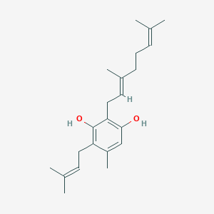 molecular formula C22H32O2 B1249325 Piperogalin 
