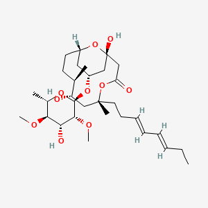 molecular formula C31H52O10 B1249327 Lyngbouilloside 