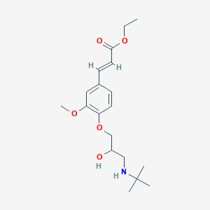 molecular formula C19H29NO5 B1249332 Ferulinolol 
