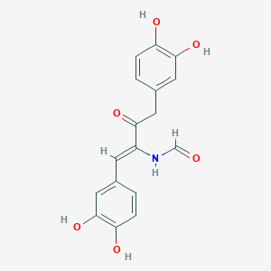 molecular formula C17H15NO6 B1249334 Melanocin B 