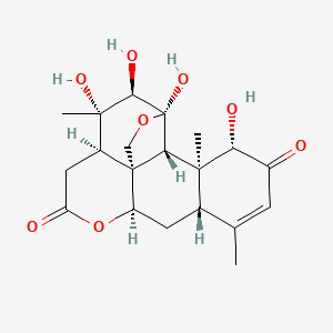 molecular formula C20H26O8 B1249348 Ailantinol B 