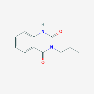 molecular formula C12H14N2O2 B12493596 3-(butan-2-yl)quinazoline-2,4(1H,3H)-dione CAS No. 5081-88-9