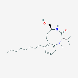 molecular formula C24H40N2O2 B1249367 8-Octyl-benzolactam-V9 