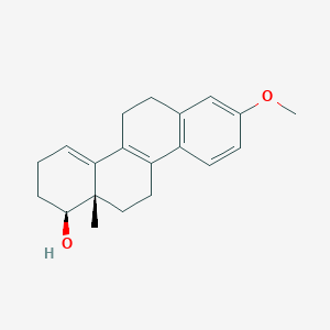 molecular formula C20H24O2 B1249380 3-Methoxy-D-homoestra-1,3,5(10),8,14-pentaen-17abeta-ol 