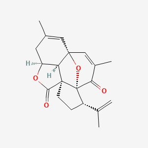 molecular formula C20H22O4 B1249381 Intricarene 