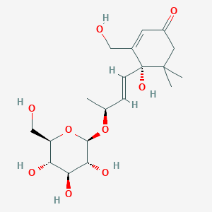 molecular formula C19H30O9 B1249385 Spionoside A 