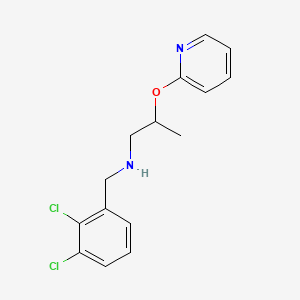 molecular formula C15H16Cl2N2O B12493880 N-(2,3-dichlorobenzyl)-N-[2-(2-pyridinyloxy)propyl]amine 