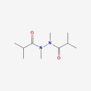 molecular formula C10H20N2O2 B12493943 N,N',2-trimethyl-N'-(2-methylpropanoyl)propanehydrazide 