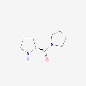 B124940 (R)-Pyrrolidin-2-YL-pyrrolidin-1-YL-methanone CAS No. 144243-45-8