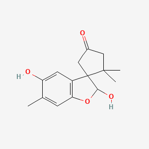 molecular formula C15H18O4 B1249414 Spirobenzofuran 