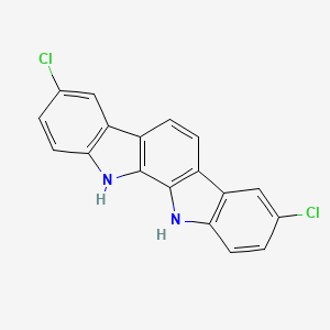 molecular formula C18H10Cl2N2 B1249429 Tjipanazole D 