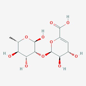 2-O-(4-deoxy-beta-L-threo-hex-4-enopyranuronosyl)-alpha-L-rhamnopyranose
