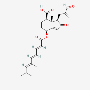 molecular formula C27H34O6 B1249446 Dictyopanine C 