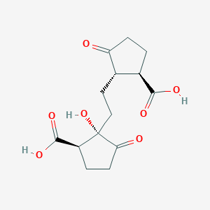molecular formula C14H18O7 B1249478 Sarkomycin Z 