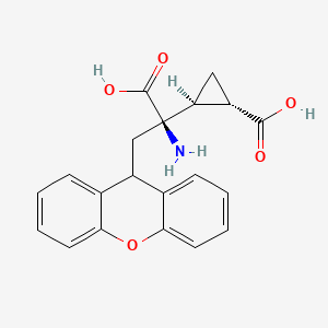 2-[1-Amino-1-carboxy-2-(9H-xanthen-9-yl)-ethyl]-cyclopropanecarboxylic acid