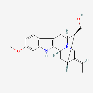 [(1S,12S,13S,14R,15E)-15-ethylidene-6-methoxy-3,17-diazapentacyclo[12.3.1.02,10.04,9.012,17]octadeca-2(10),4(9),5,7-tetraen-13-yl]methanol