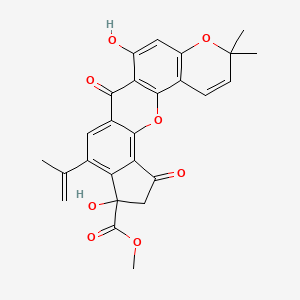 molecular formula C26H22O8 B1249519 artoindonesianin C 