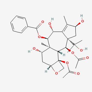 molecular formula C31H40O11 B1249524 Taxumairol K 