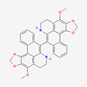 molecular formula C36H28N2O6 B1249526 Artabonatine F 