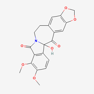 molecular formula C20H17NO7 B1249527 Chilenine 