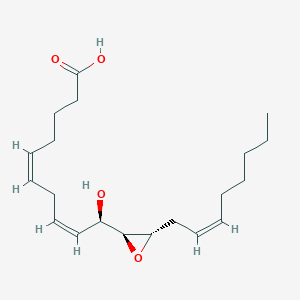 molecular formula C20H32O4 B1249532 (10R)-Hepoxilin B3 