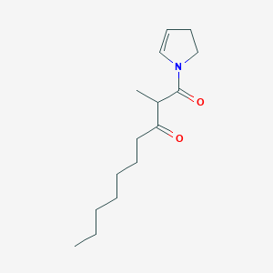 1-(2,3-dihydro-1H-pyrrol-1-yl)-2-methyldecane-1,3-dione