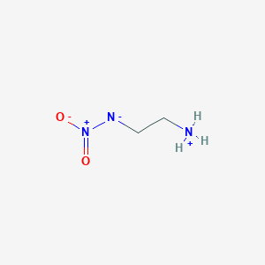 molecular formula C2H7N3O2 B1249572 1-Amino-2-nitraminoethane 