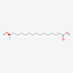 (R)-15-hydroxyhexadecanoic acid