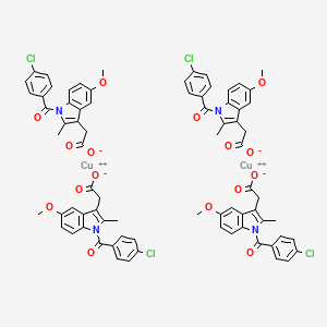 molecular formula C76H60Cl4Cu2N4O16 B1249606 Cu-Imcc CAS No. 57596-11-9