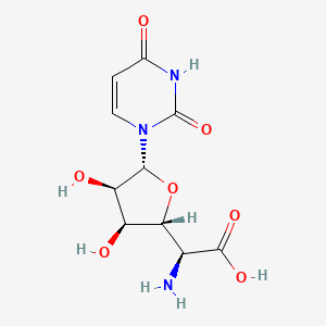 (2S)-2-Amino-2-[(2R,3S,4R,5R)-5-(2,4-dioxopyrimidin-1-yl)-3,4-dihydroxyoxolan-2-yl]acetic acid