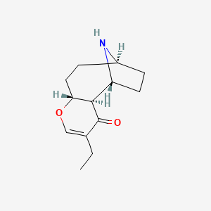 (1R,2R,7R,10S)-4-ethyl-6-oxa-13-azatricyclo[8.2.1.02,7]tridec-4-en-3-one