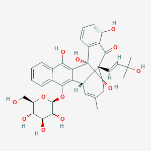 molecular formula C36H38O12 B1249626 firmianone B 