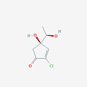 molecular formula C7H9ClO3 B1249629 Trichodenone B 