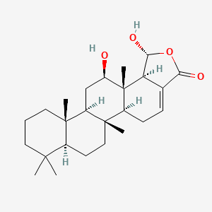 molecular formula C25H38O4 B1249635 12-O-deacetyl-12-epi-scalarin 