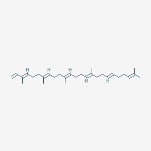 molecular formula C31H50 B1249640 3,7,11,16,20,24-Hexamethyl-pentacosa-1,3,7,11,15,19,23-heptaene 