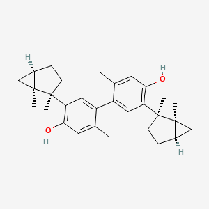 molecular formula C30H38O2 B1249641 Laurebiphenyl 